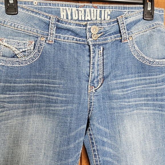 Hydraulic Lola Boot Cut Jeans Women’s Size 15/16 Medium Wash Stretch Denim - Picture 4 of 16